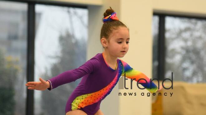 Milli Gimnastika Arenasında batut gimnastikası tamblinq üzrə ölkə çempionatı və Bakı birinciliyi start götürüb Azərbaycan Bakı 14 Fevral 2025      
